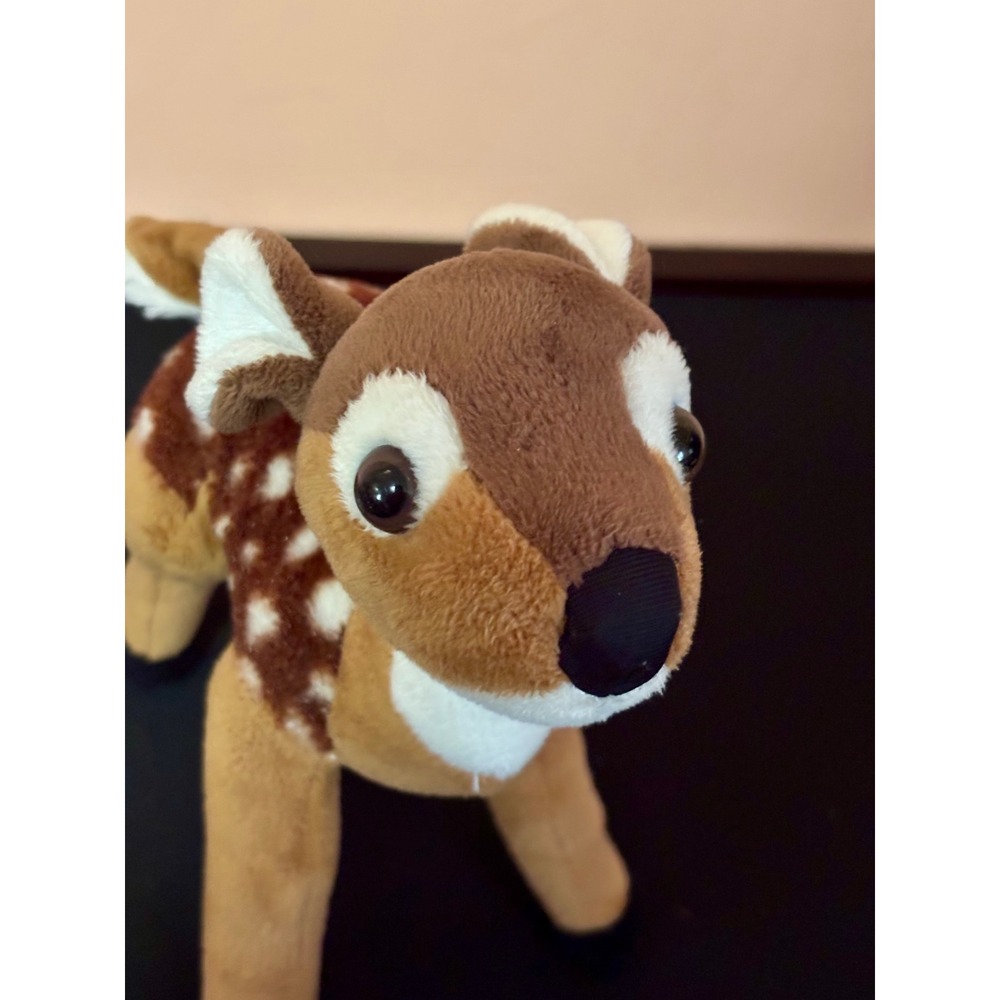 Wild Republic Fawn Deer Plush Stuffed Animal Brown White Spotted 8 Inch Toy - Picture 5 of 6
